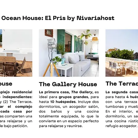 Ocean House El Pris, By Nivariahost Сasa de vacaciones *