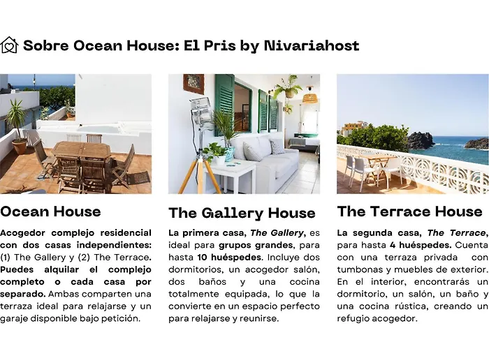 Ocean House El Pris, By Nivariahost Holiday home *